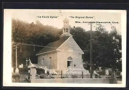 AK Ste. Anne-de-Beaupré, The Original Shrine