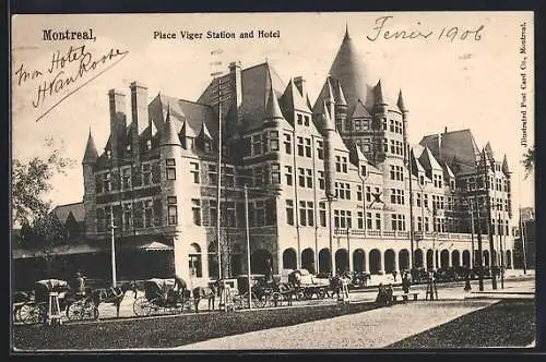 AK Montreal, Place Viger Station and Hotel