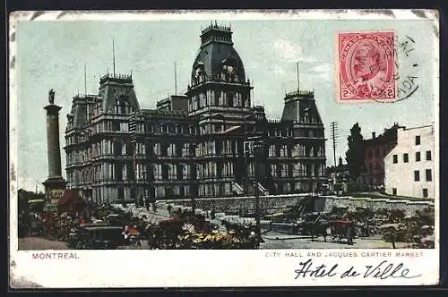 AK Montreal, City Hall and Jacques Cartier Market