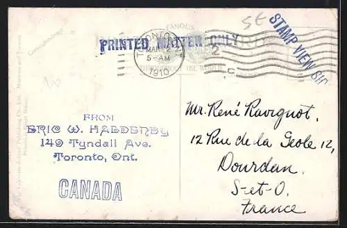 AK Toronto, Post Office, Toronto Street