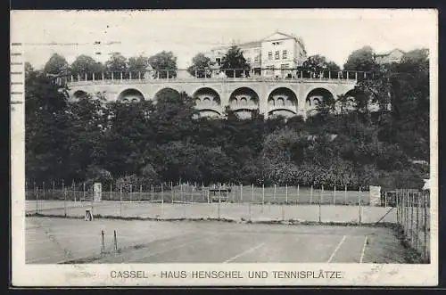 AK Cassel, Haus Henschel und Tennisplätze