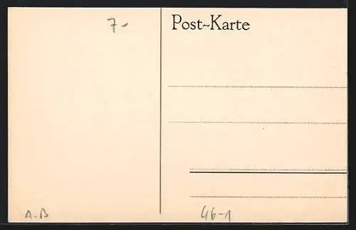 AK Stuttgart, Strassenbahnen in der Königstrasse