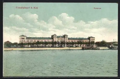 AK Friedrichsort b. Kiel, Blick auf die Kaserne