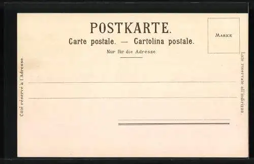 Lithographie Thurgau, Schweizerin in Tracht