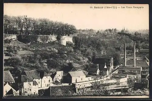 AK Semur, Côte-d`Or, Les Vieux Remparts