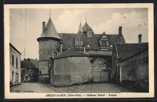 AK Arnay-le-Duc, Côte-d`Or, Château Ducal, Entrée