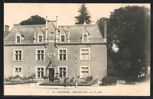 AK Auxonne, Hôtel de Ville au début du XXe siècle