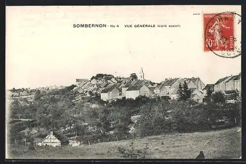 AK Sombernon, vue générale, côté ouest