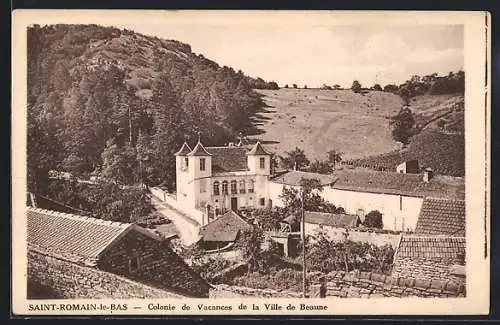 AK Saint-Romain-le-Bas, Colonie de Vacances de la Ville de Beaune