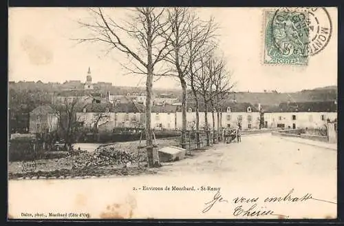 AK Montbard, vue sur Saint-Remy et ses environs en hiver