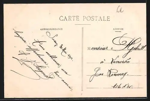 AK Montbard, L`Ecole primaire Supérieure des Garcons, Cour de l`Ancien Château de Buffon