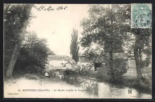 AK Montbard, Le Moulin Lajoie au Poupeton