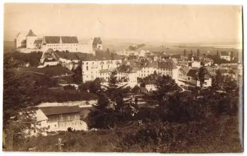 Fotografie unbekannter Fotograf, Ansicht Füssen, Panorama der Stadt