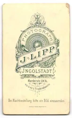 Fotografie J. Lipp, Ingolstadt, Harderstr. 134, Porträt eines jungen Soldaten in Uniform