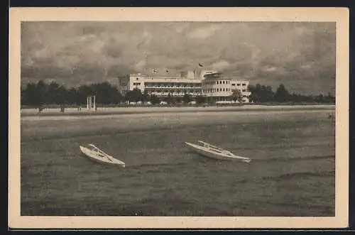 AK Pernau, Blick zum Strandhotel