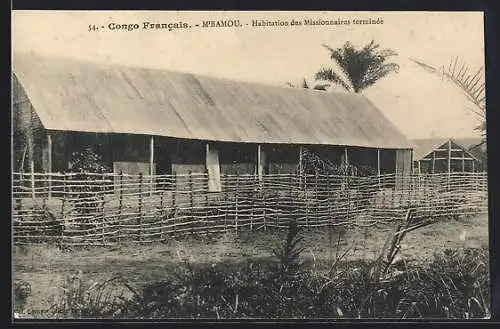 AK M`Bamou, Habitation des Missionnaires terminée