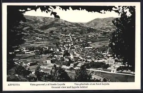 AK Azpeitia, Vista general y al fondo Loyola