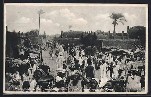 AK Kano, Street scene, Taken during the Visit of the Prince of Wales