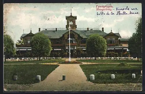 AK Hungerburg, Blick auf das Kurhaus