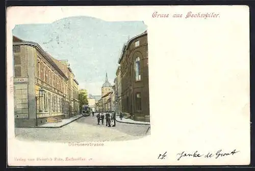 AK Eschweiler, Café in der Dürenerstrasse