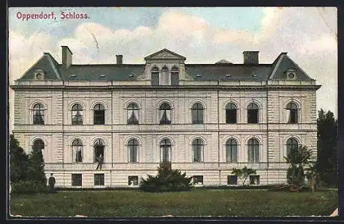 AK Oppendorf / Schwentine, Blick auf das Schloss