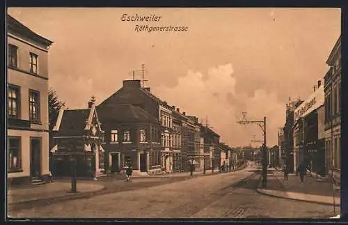 AK Eschweiler, Möbellager in der Röthgenerstrasse