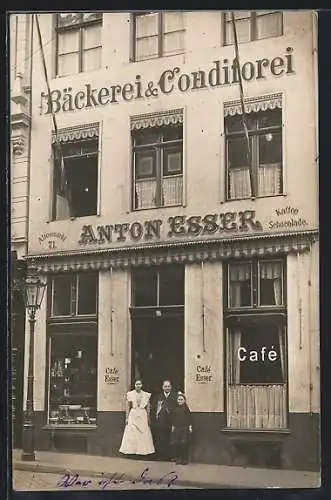 Foto-AK Köln, Café, Bäckerei und Conditorei Anton Esser, Altermarkt 71, 1911