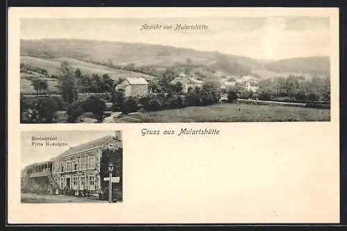 AK Mulartshütte, Restaurant Fritz Roentgen, Gesamtansicht