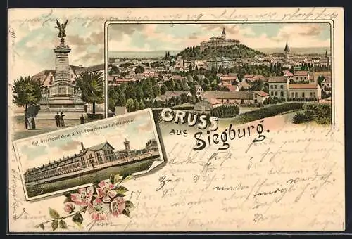 Lithographie Siegburg, Kgl. Geschossfabrik & kgl. Feuerwerks-Laboratorium