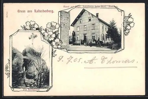 AK Kalterherberg, Hotel zur Post, Inh. JulieMoll, Die Richelsley