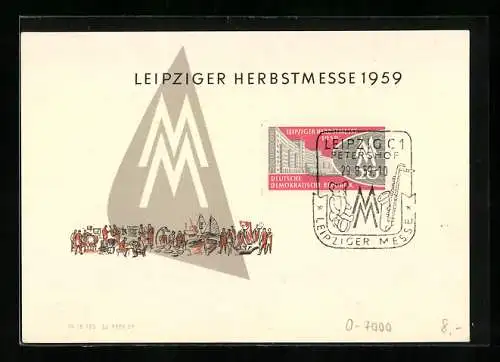 AK Leipziger Herbstmesse 1959