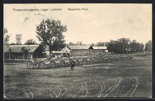 AK Lager Lechfeld, Der Geschütz-Park