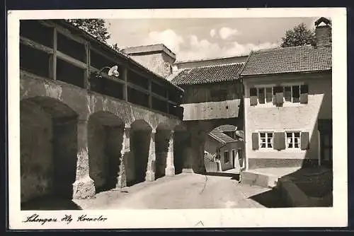 AK Schongau, Strasse durch das Hlg. Kreuztor