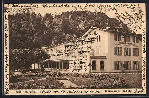 AK Bad Reichenhall, Hotel-Kurhaus Kirchberg