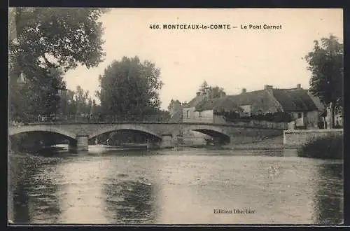 AK Montceaux-le-Comte, le Pont Carnot