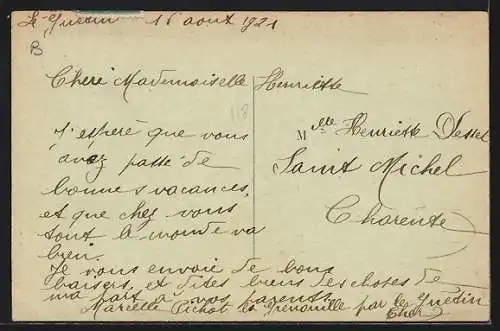 AK Saincaize-le-Guétin, Entrée du Tunnel de Chemin de Fer