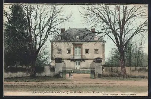 AK Lucenay-les-Aix, Château des Thozoau