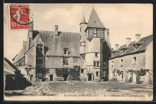 AK Guérigny, le Château de Villemenant