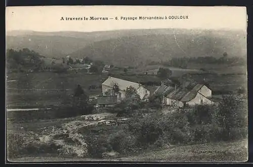 AK Gouloux, Paysage Morvandiau à Gouloux