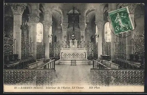 AK Lormes, Intérieur de l`église, le choeur