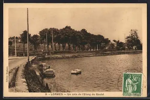 AK Lormes, Un coin de l`Etang du Goulot