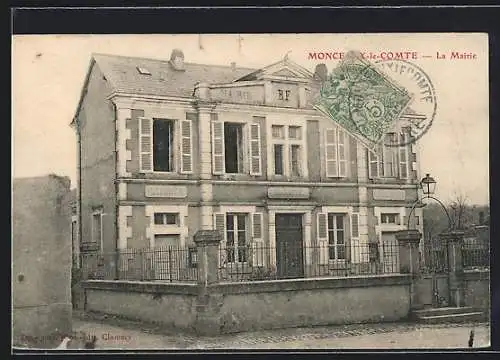 AK Monceaux-le-Comte, La Mairie