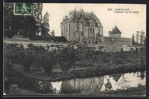 AK Chatillon, Chateau, vu du Canal