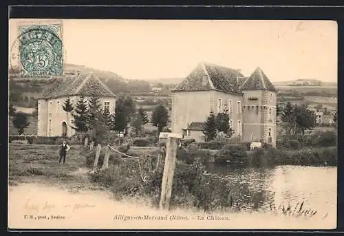 AK Alligny-en-Morvand, Le Chateau