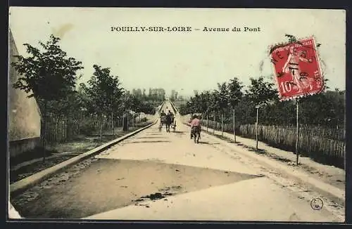 AK Pouilly-sur-Loire, Avenue du Pont