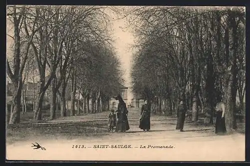 AK Saint-Saulge, La Promenade