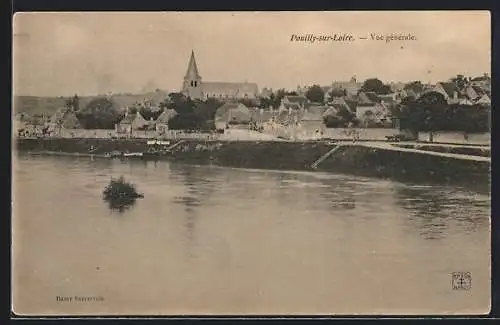 AK Pouilly-sur-Loire, Vue générale