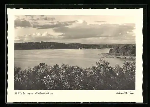 Foto-AK Max Baur, Blick von Nickolskoe