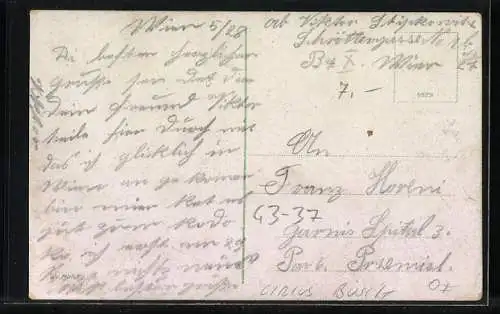 AK Wien, K. k. Prater mit Gebäude des Zirkus Busch