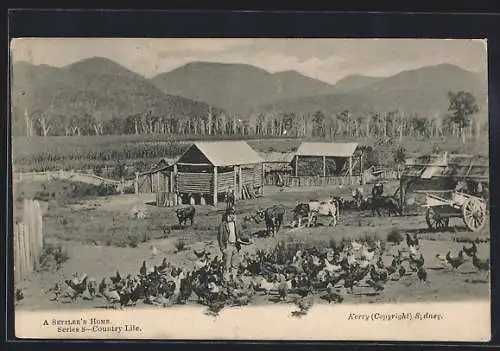 AK Australia, A Settler`s Home, Series Country Life